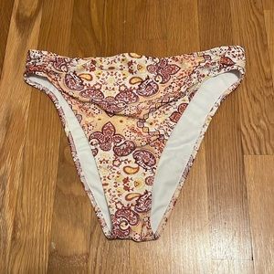 Hollister Swim Boho‎ high waisted Bikini Bottom Size L